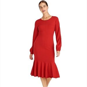 NWT J. Crew twist back merino wool sweater dress